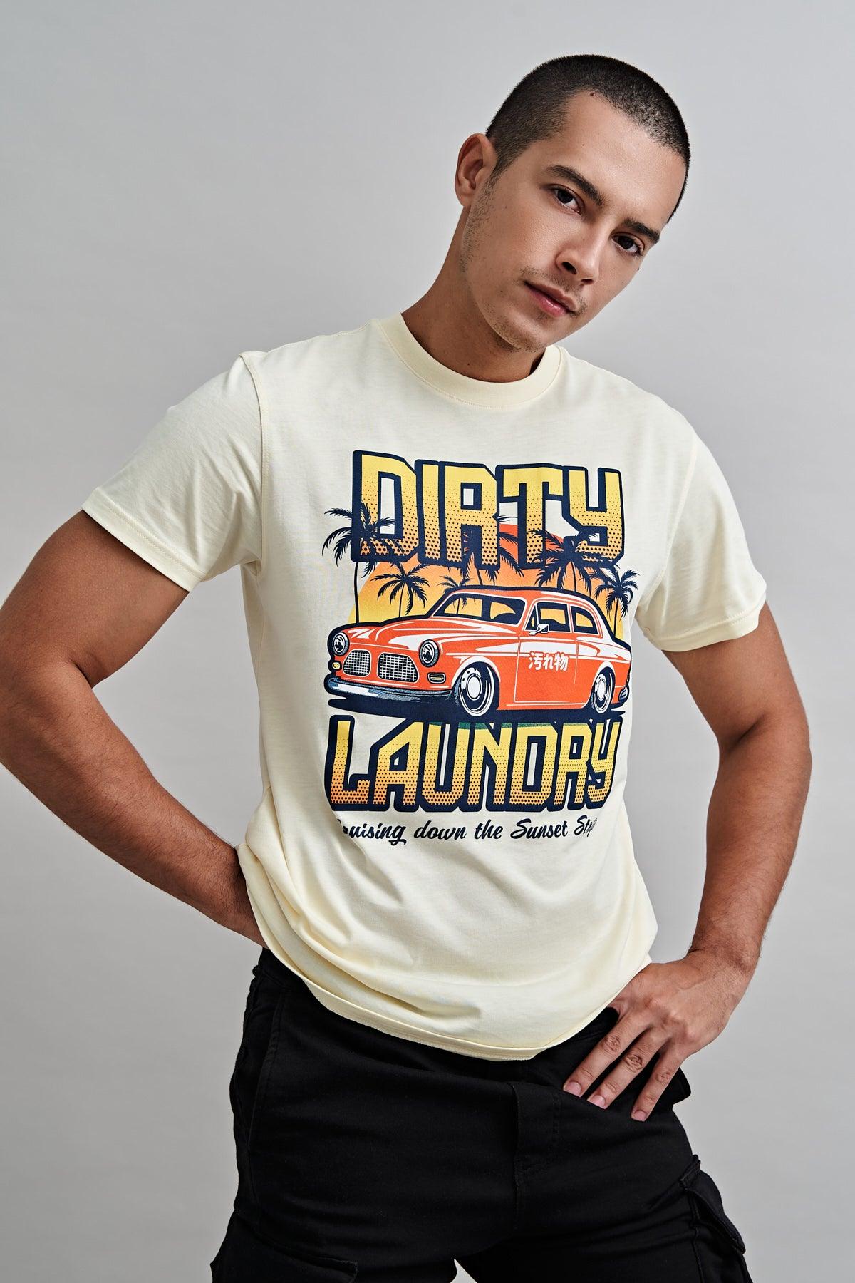 Dirty Laundry Cruising Down The Sunset Strip Supima Cotton T-shirt Semi-Fitted