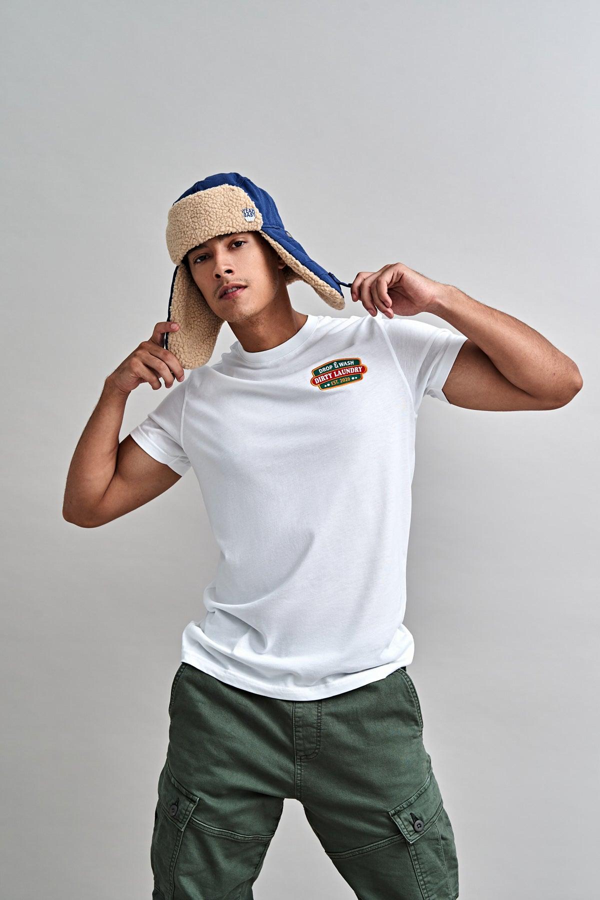 Dirty Laundry Drop and Wash Patch Supima Cotton T-shirt