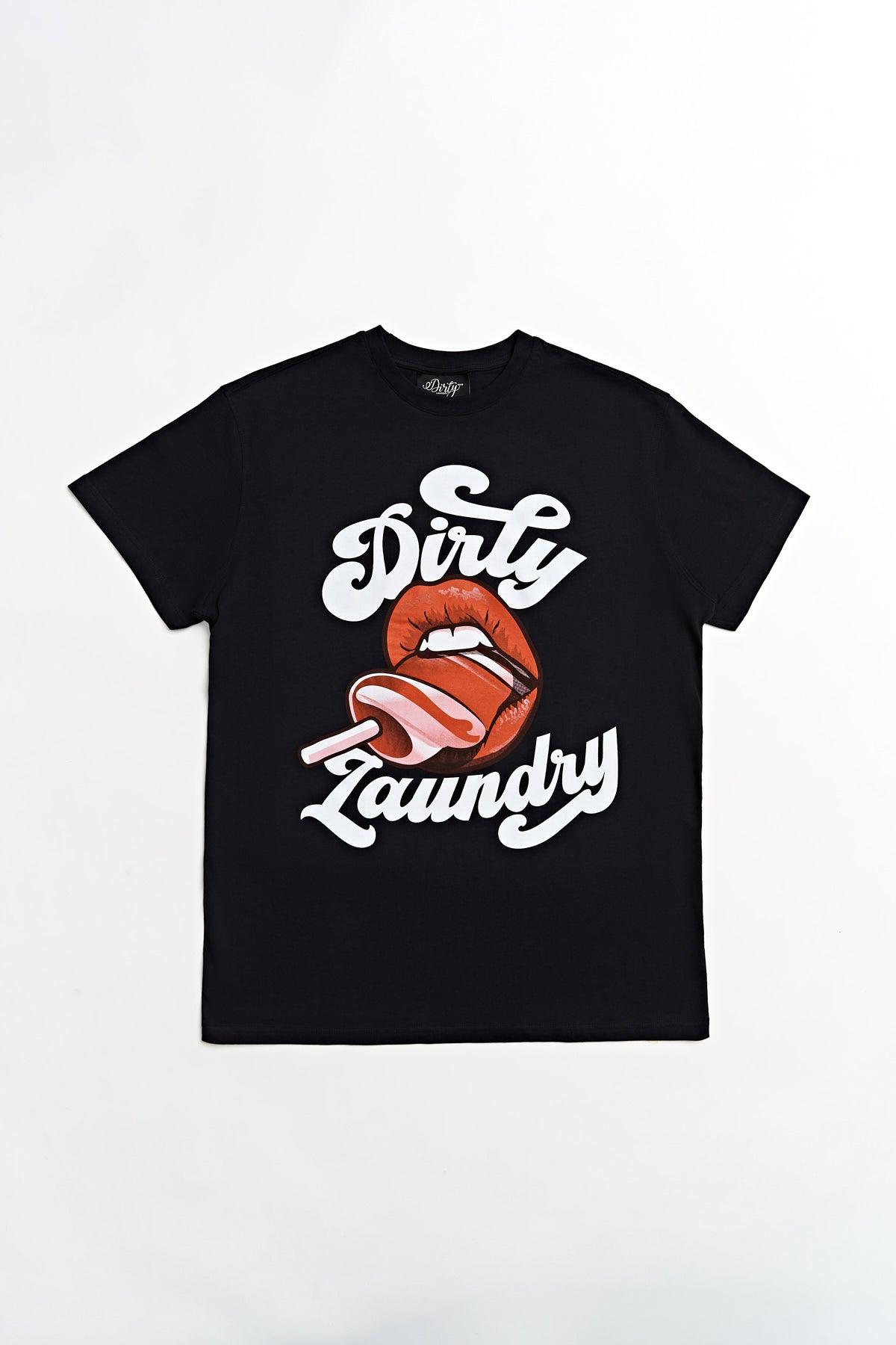 Dirty Laundry Lollipop Lips Supima Cotton T-shirt 